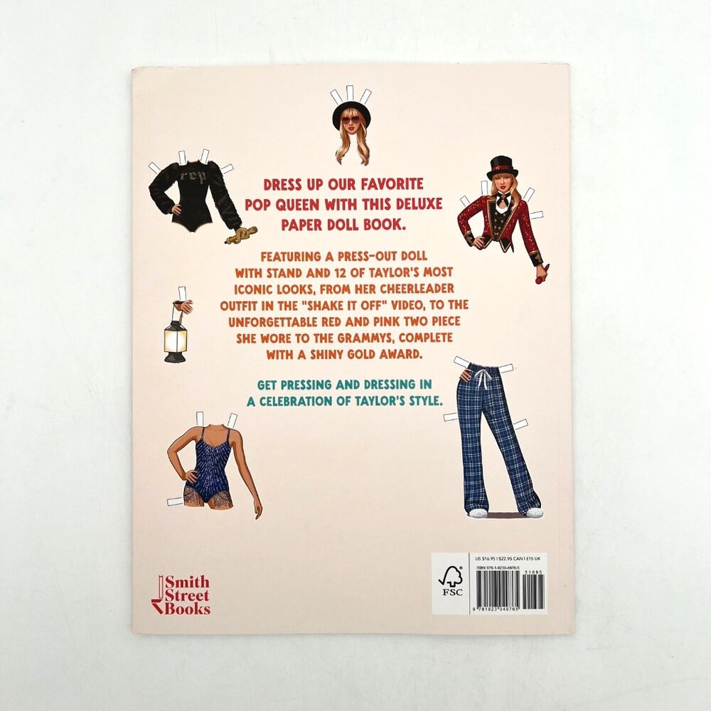 Taylor Swift Paper Doll Dress Up Book Featuring Her Iconic Eras for Swifties - Picture 2 of 10